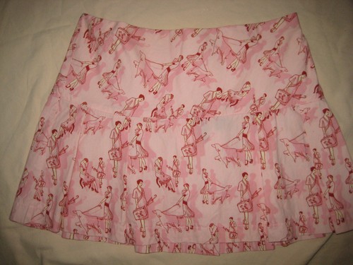 Vintage falten minirock - falten,