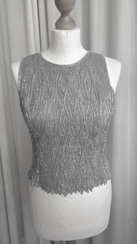 Perlen tanktop top bluse - tanktop,