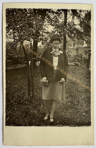 Orig foto dame frau um - foto,