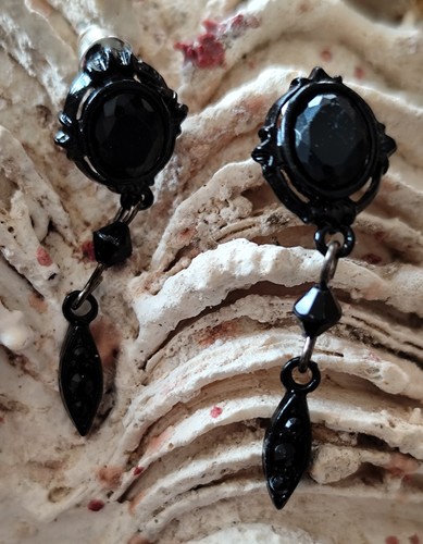 Ohrschmuck ohrhänger schwarz - ohrhänger,