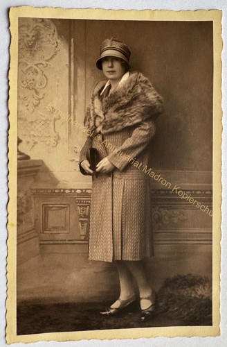 Orig foto dame frau - foto, ak