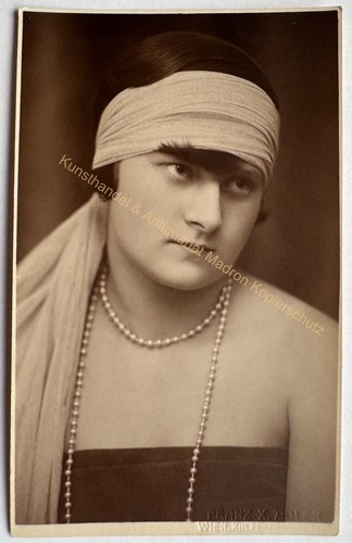Orig foto dame frau - ak, um